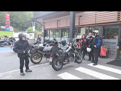 Motocyklem  Przełęcz nad Łapszanką  wrzesień 2025