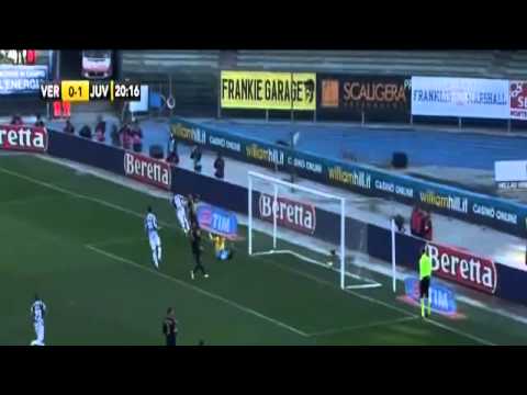 Highlights Verona 2-2 Juventus [09/02/2014)  [HD) ZULIANI