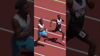 Noah Lyles turns on the NOS 😱 #shorts