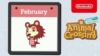 Nintendo Animal Crossing: New Horizons - Exploring February anuncio