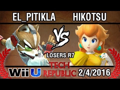 [Tech Republic] El_Pitikla (Palutena, Fox) vs Hikotsu (Peach) SSB4 Losers R7 - Top 8