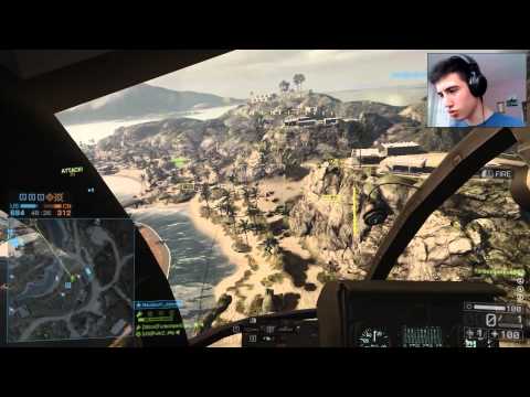 [Battlefield 4] Hainan Resort Scout Helicopter 65 Killstreak with Facecam