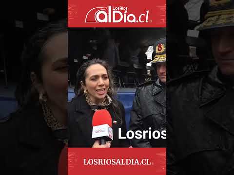 Valdivia realizó el Juramento a la Bandera tras ser reprogramado por la emergencia en Corral