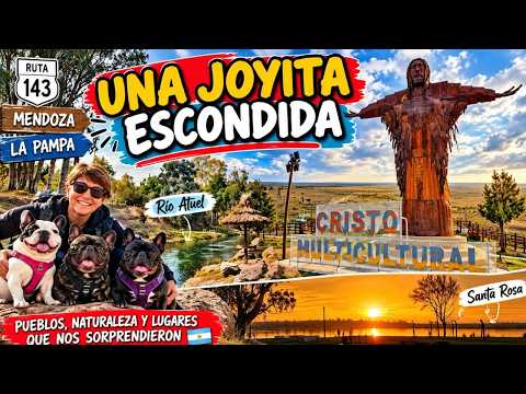 ⭐ DESCUBRIMOS LUGARES INCREÍBLES Y POCO CONOCIDOS | Ruta 143, Mendoza y La Pampa 🇦🇷