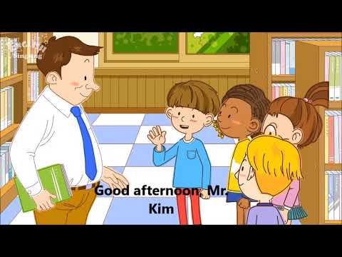 Contoh video percakapan "greeting and introduction"