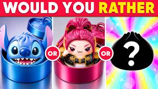 Would You Rather - Mystery Gift Edition 🎁 Unboxing Squishy Dumplings | Monkey Quiz