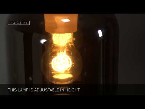 Lucide 45494/16/65 - Chandelier on a string JOANET 1xE27/40W/230V black