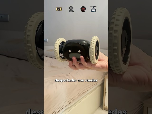 Vídeo relacionado con ALMALUX Reloj Despertador Fugitivo Ruedas | Despertador Que Corre y se Esconde | Alarma Fuerte para Dormilones