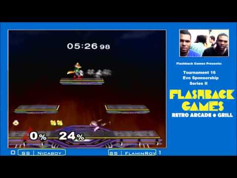 Flashback Games Presents: Tournament 16 - Flamin Roy (Fox) Vs. Nicaboy (Sheik) Losers Finals