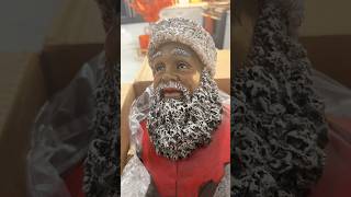 My Broken Santa Bust From Hobby Lobby #shorts #blacksanta