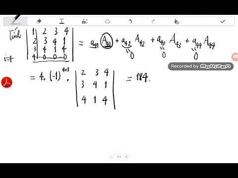 Khai triển định thức theo dòng cột e tính chất