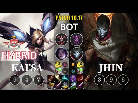 APK HyBrid Kai'Sa vs Jhin Bot - KR Patch 10.17