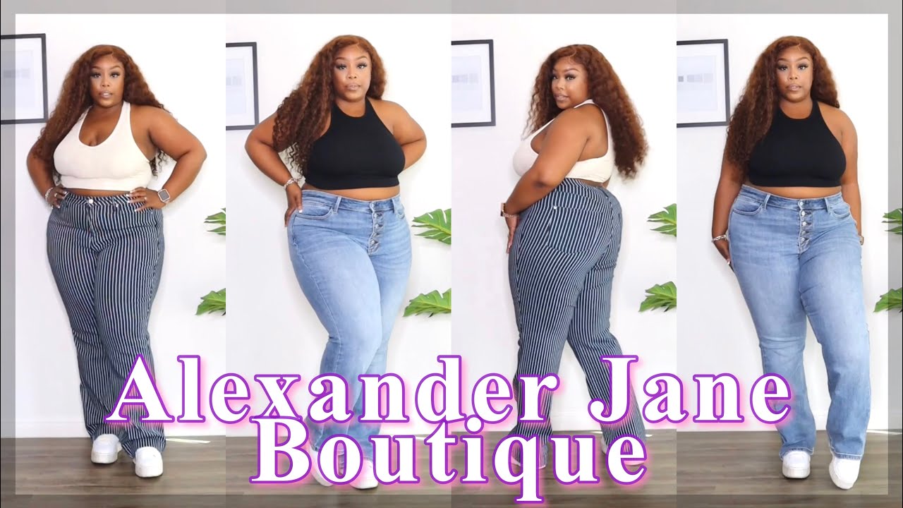 WOW! Trying The Viral TikTok Jeans ( Plus Size Friendly) | Alexander Jane Boutique | NIZZY MAC