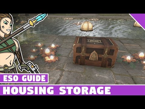 ESO Home Storage! Elder Scrolls Online Housing Storage