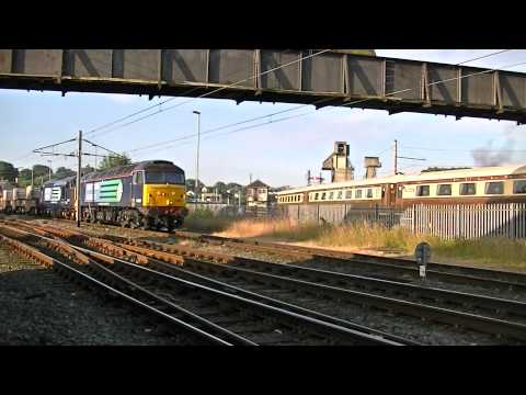 DRS 57007+37688. 6C53 Flasks. Carnforth. 12/07/14