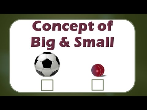 Big and small concept