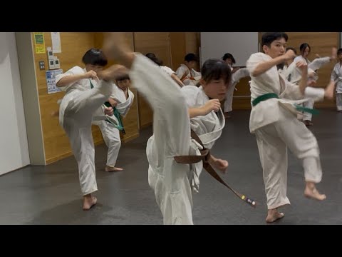 極真会‼️下で崩して上で倒せ！師範が実演