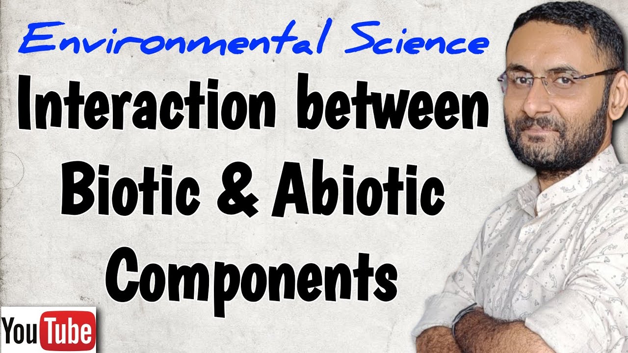 Biotic and Abiotic components of Environment | Relation | Environmental Science Studies | EVS