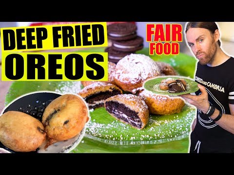 Deep Fried OREOS (FAIR FOOD) Vegan