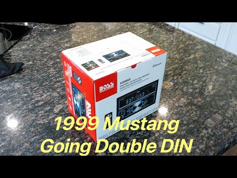 Double DIN Radio Installation on the Mustang
