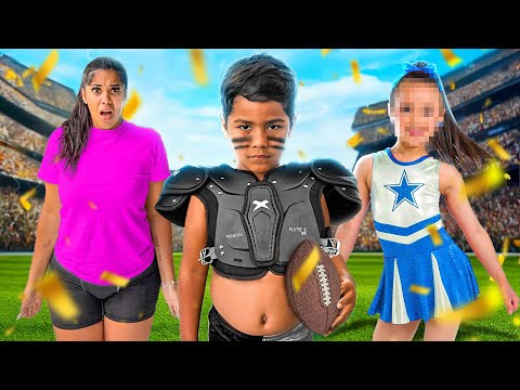 Zakyius CRUSH Showed Up To His FIRST FOOTBALL Game!