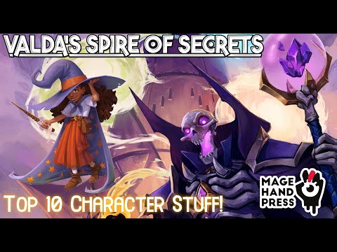 Valda's Spire of Secrets by Mage Hand Press Coverage: Top 10 Character Stuff! | Undrlvld