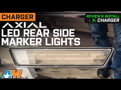 2011-2014 Charger Axial LED Rear Side Marker Lights; Smoked Review & Install