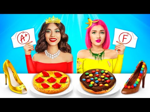 Rich Popular VS Broke Unpopular Student | Funny Situations & Types of Students by RATATA CHALLENGE