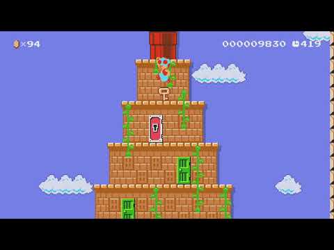 Tower of the Desert Rose by Spanky MM2 - Super Mario Maker 2 - No Commentary 1bw