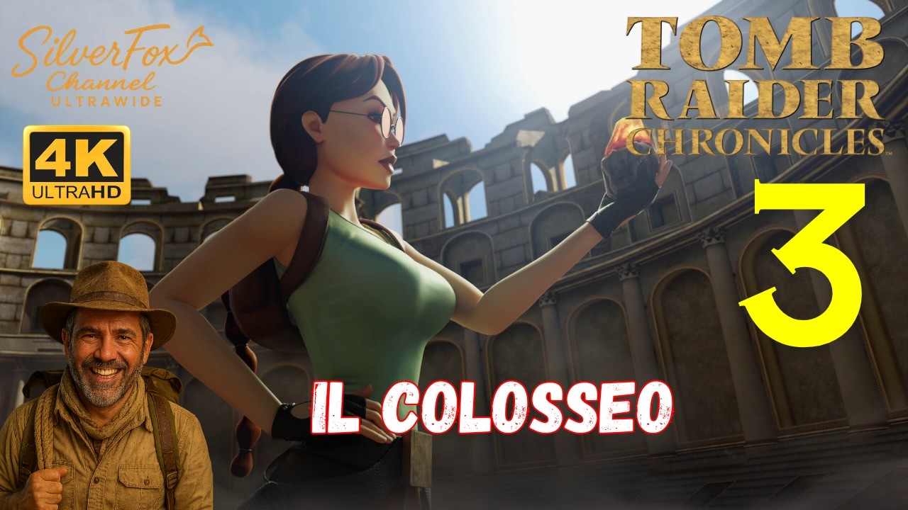 TOMB RAIDER 5 CHRONICLES - IL COLOSSEO - Gameplay ITA - Walkthrough - 03 - Ultrawide - 21:9 - 4K