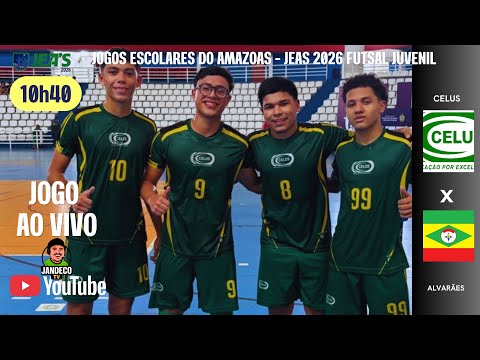AO VIVO | CELUS X ALVARÃES  - Jeas Juvenil 2026.- Quartas de finais.