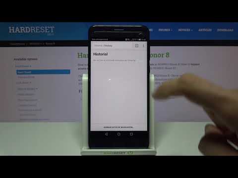Cómo borrar historial de Huawei Honor 8 - historial de Chrome
