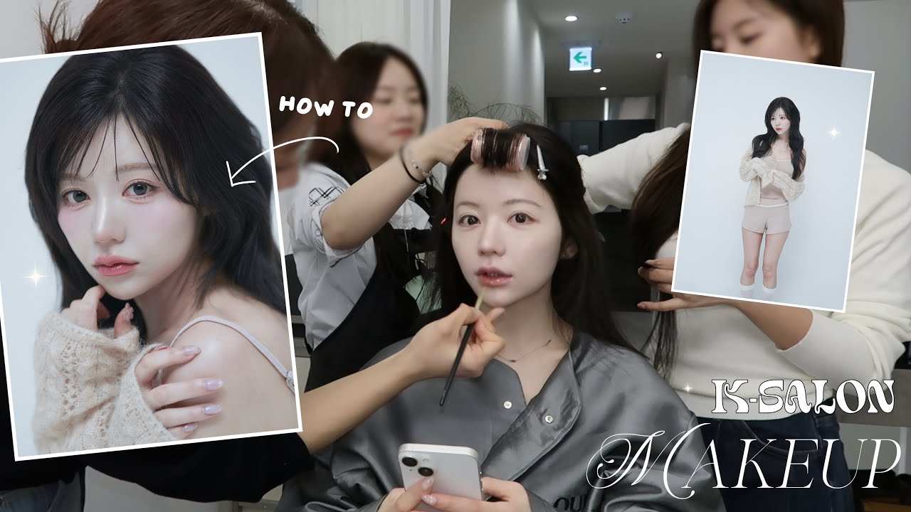 韓国メイクサロン🤍IVE担当メイクさん直伝のメイク技術🤫フォトスタジオも📸