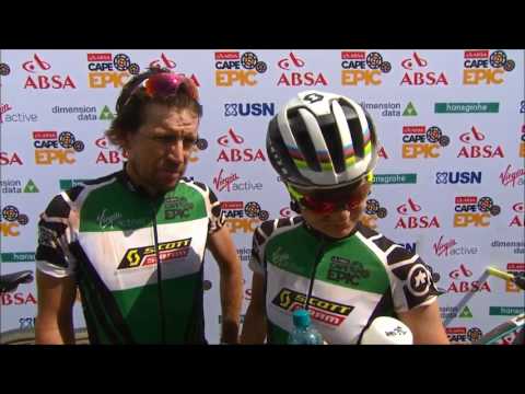Jenny Rissveds and Thomas Frischknecht have won Cape Epic 2017 in the mixed category