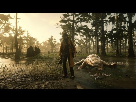 Hunting the Legendary Alligator - The Bullgator - Red Dead Redemption 2