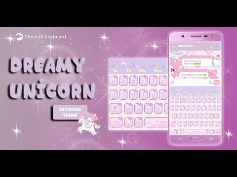Dreamy Unicorn keyboard Video