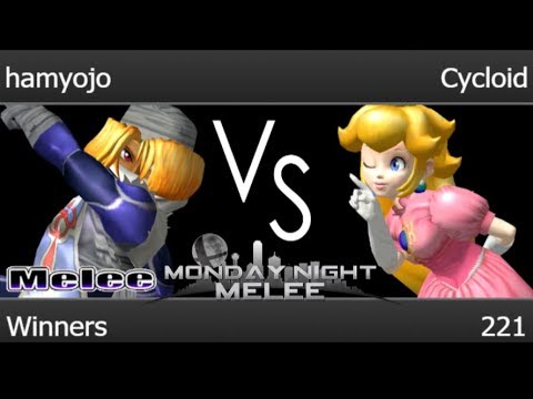 MNM 221 - SD | hamyojo (Sheik, Ganon) vs Cycloid (Peach) Winners - Melee