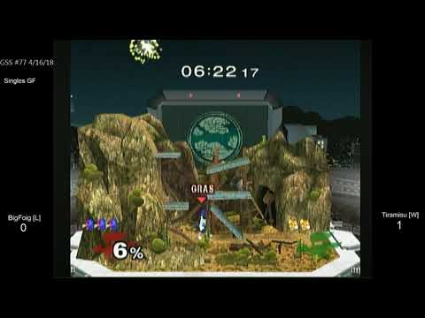 GSS 77 SSBM - BigFoig [L] (Falco) vs. HoG | Tiramisu [W] (Fox) - Melee GF