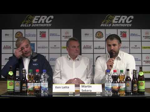 ERC Sonthofen | Pressekonferenz Bulls vs. Weiden