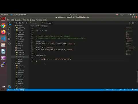 Cron Tab Timer Python And Django