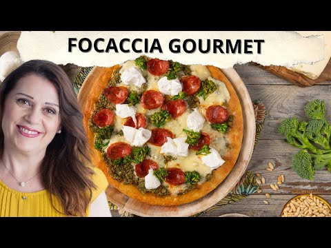 Focaccia Fantasia: Pesto, Burrata & Gorgonzola!