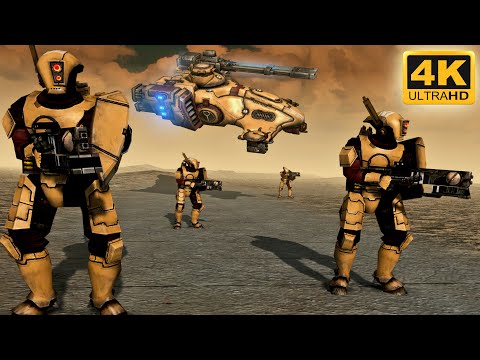 WARHAMMER 40K CINEMATIC BATTLE - Tau Empire vs Chaos Space Marines (4K)