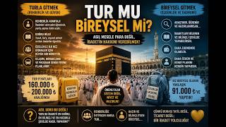 Umrede Asıl Mesele Fiyat Değil! Tur mu Bireysel mi? (Bilinçsiz Gitmeyi