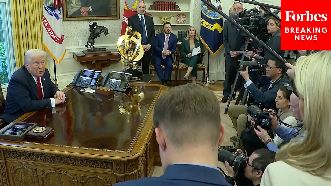 FULL EVENT: Trump Takes Multiple Questions From Reporters Amidst Growing Signal Leak Scandal