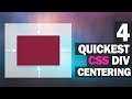 4 Quickest Ways to Center Div with CSS 4 Quickest Ways to Center Div with CSS