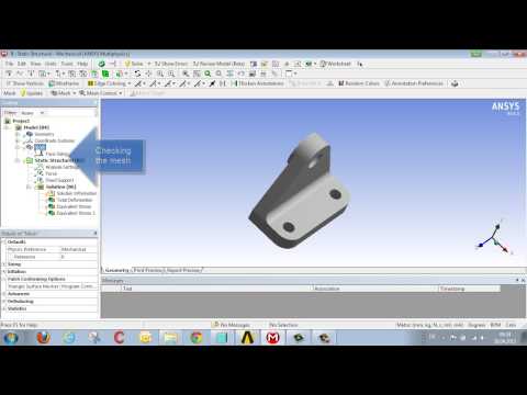 CADFEM Tutorial No.3 – Geometry: Making Changes in order to Reduce Stress