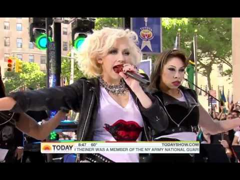 Christina Aguilera - Bionic & Not Myself Tonight Live (Today Show 2010) HD