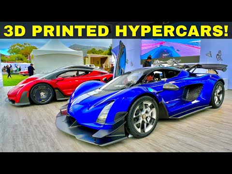 $2 MILLION 1,250 HP Hybrid 3D-PRINTED HYPERCARS! Czinger 21C, Czinger 21C V Max, & Czinger Hyper GT!