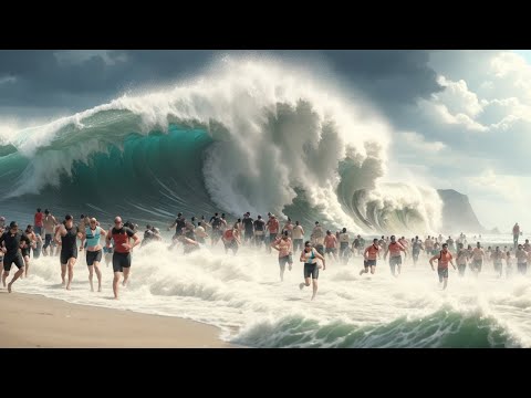 Most Horrific Monster Tsunami Caught On Camera - Natural Disasters