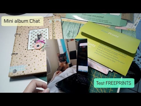 J'ai testé l'application FreePrints + Présentation Mini Album Chat